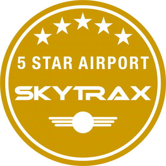 Hong Kong International Airport is a 5Star Airport Skytrax