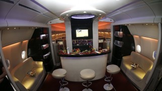 azerbaijan airlines onboard bar