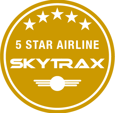 skytrax 5 star airline logo