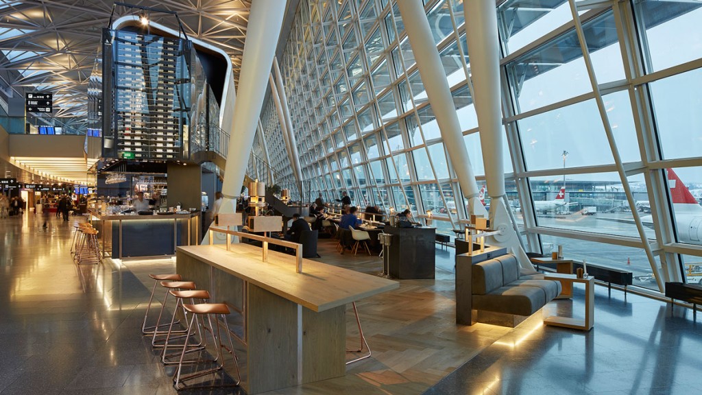 Zurich Airport is a 4Star Airport Skytrax