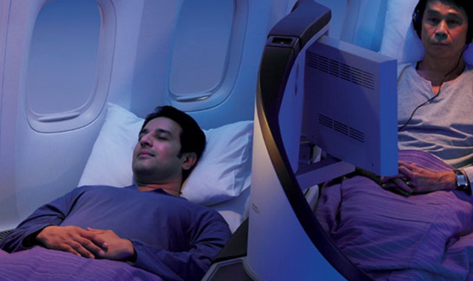 jet airways business class cabin