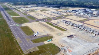 aerial view gatwick airport