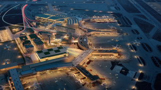 stockholm arlanda airport aerial view