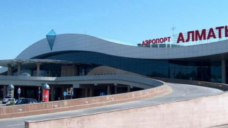 approach to almaty international airport
