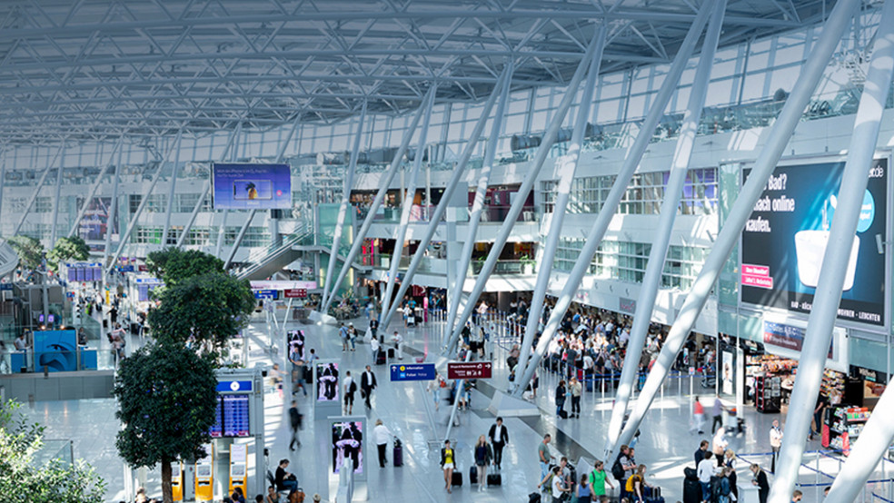 Dusseldorf Airport is a 4 Star Airport Skytrax