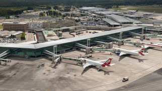 buenos aires ezeiza airport aerial view