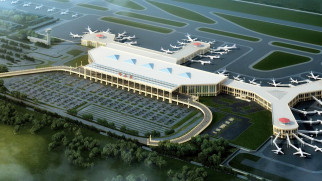 harbin airport aerial view