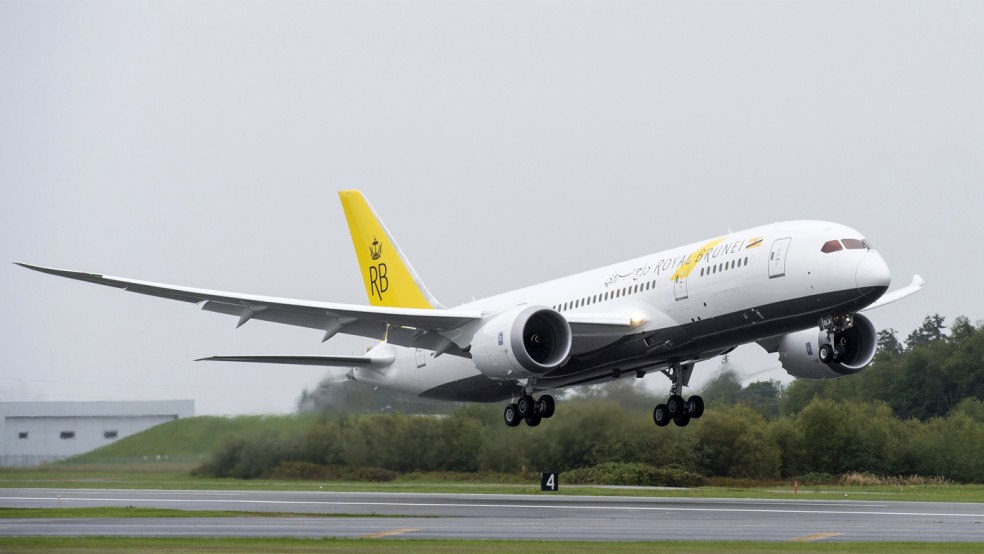royal brunei aircraft