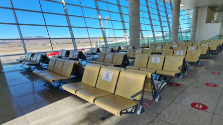 ankara airport boarding gate seating