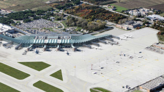 venice marco polo airport aerial view