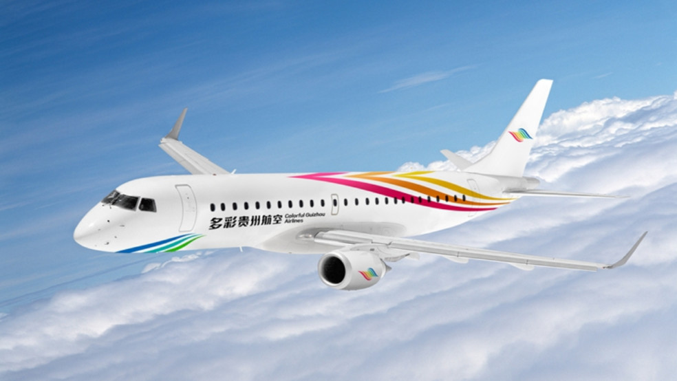 colorful guizhou airlines aircraft