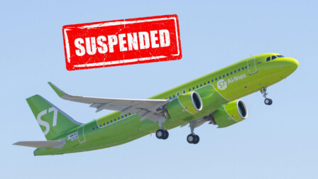 s7 siberia airlines rating suspended
