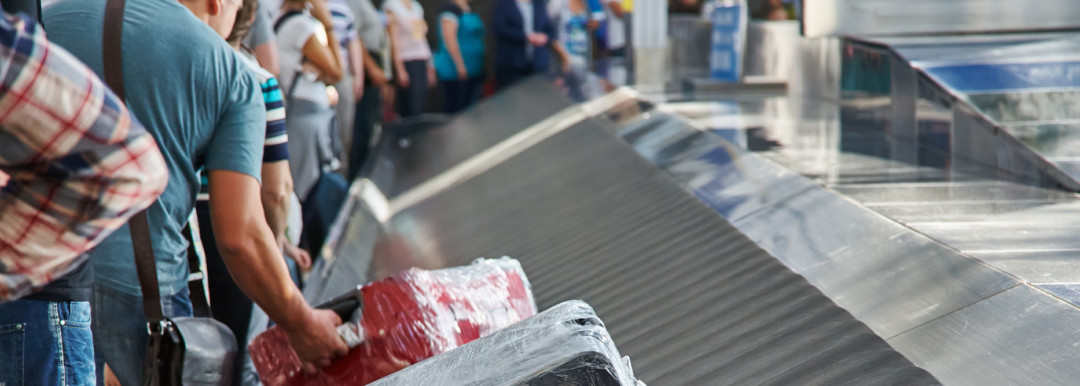 passengers at baggage belt