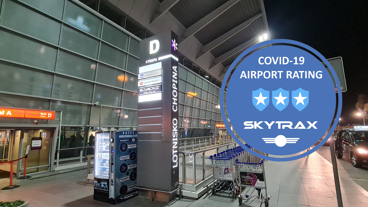 Warsaw Chopin Airport 3Star COVID19 Airport Safety Rating