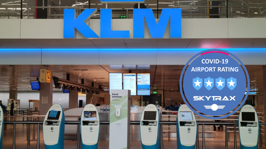 KLM Royal Dutch Airlines 4Star COVID19 Airline Safety Rating
