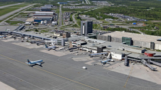 halifax stanfield international airport aerial view