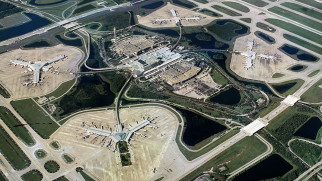 orlando international airport aerial view