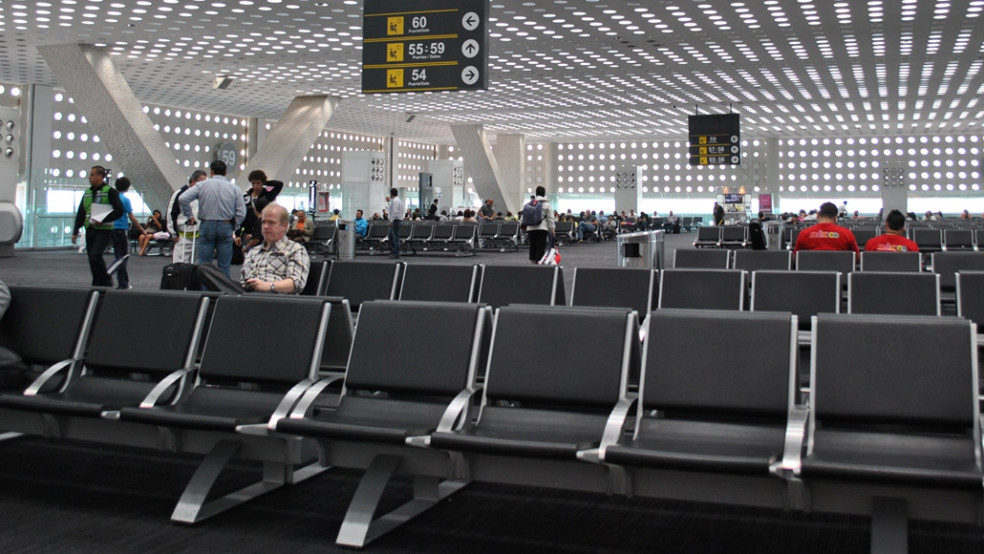 mexico city international airport poster