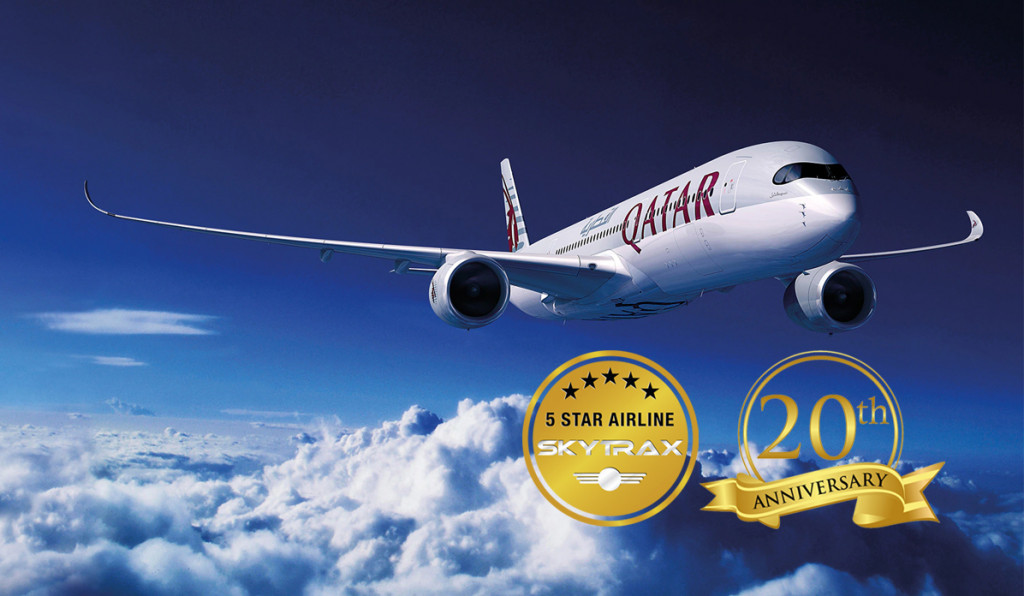 Qatar Airways 20th anniversary as a 5Star Airline Skytrax