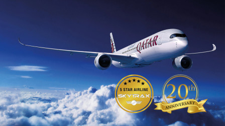 qatar airways aircraft skytrax 5-star airline rating