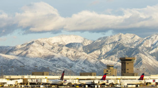 salt lake city airport mountain view
