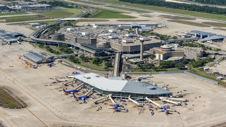 tampa international airport aerial view