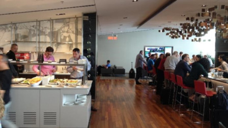 Air Canada Domestic Maple Leaf Lounge at Toronto Pearson Airport