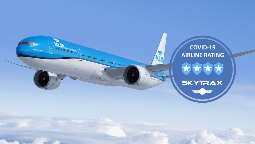 KLM Royal Dutch Airlines 4-Star COVID-19 Airline Safety Rating