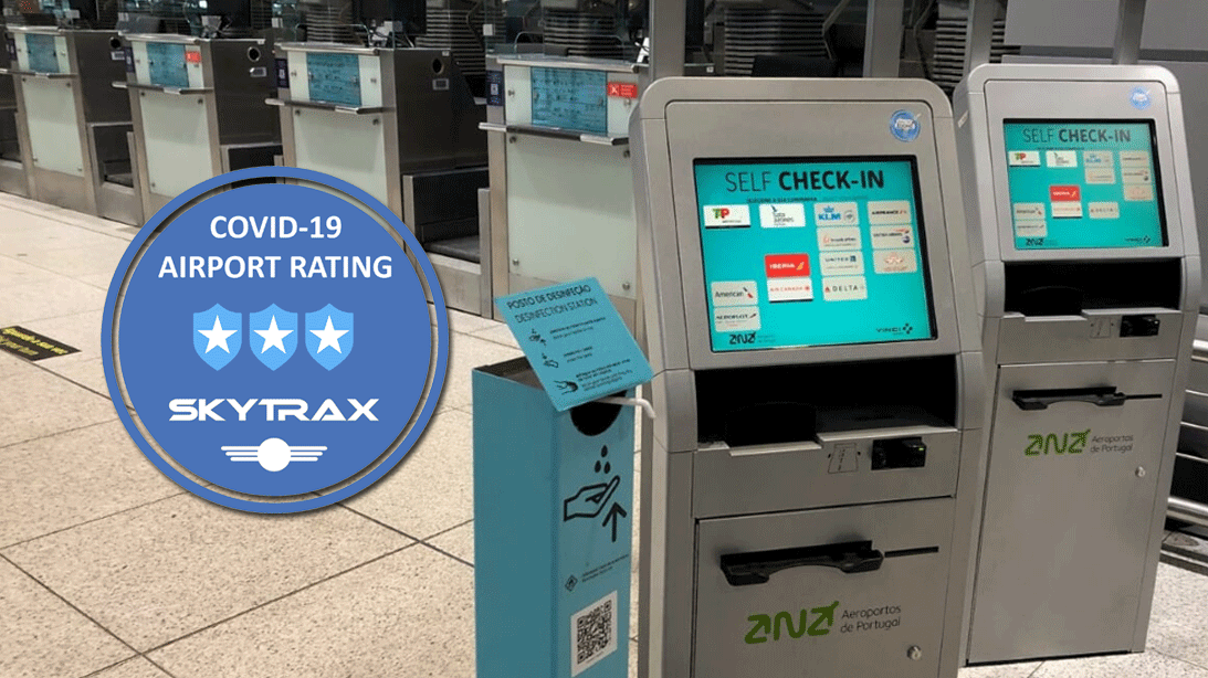 Lisbon Airport 3Star COVID19 Airport Safety Rating