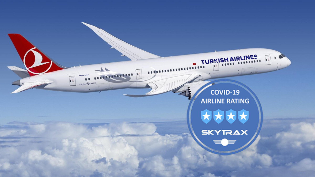 Turkish Airlines receives the 4Star COVID19 Airline Safety Rating