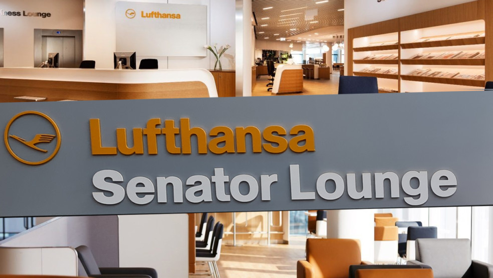 Lufthansa Senator Lounge Z At Frankfurt Airport