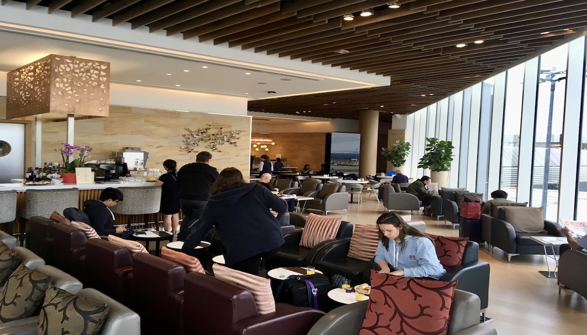 Malaysia Airlines Business Class Lounge at London Heathrow Airport