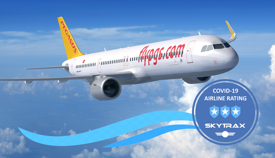 pegasus airlines 3 star covid 19 airline safety rating