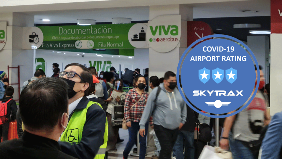 Mexico City International Airport 3-Star COVID-19 Safety Rating