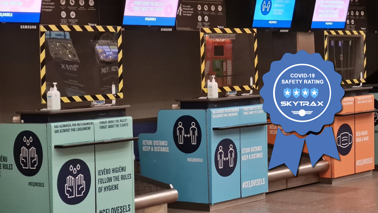 riga airport counters