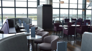 club aspire lounge dining area heathrow airport terminal 3