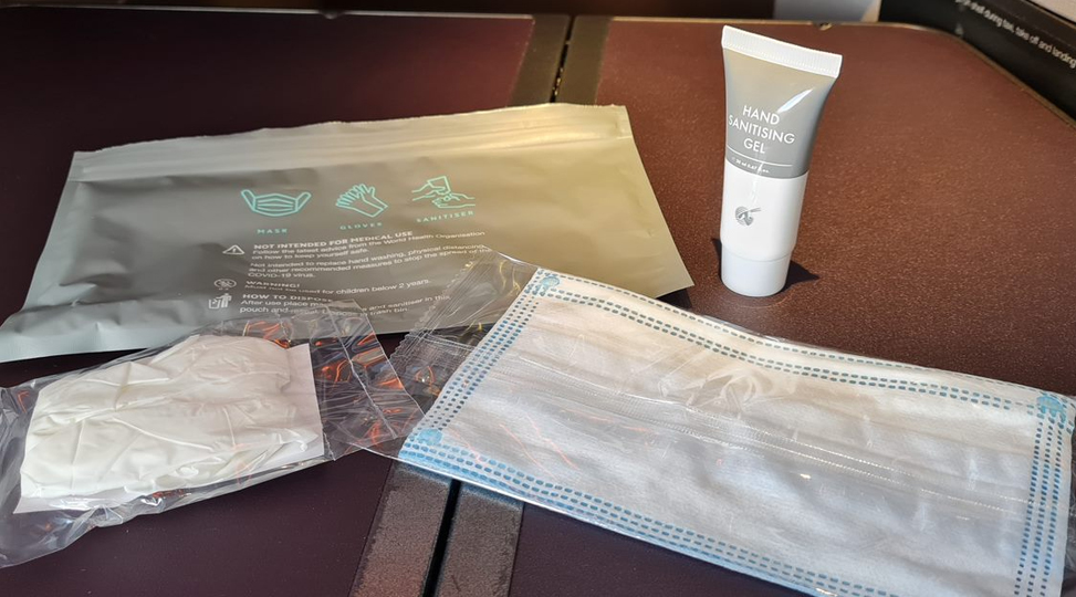 qatar airways personal protective kit