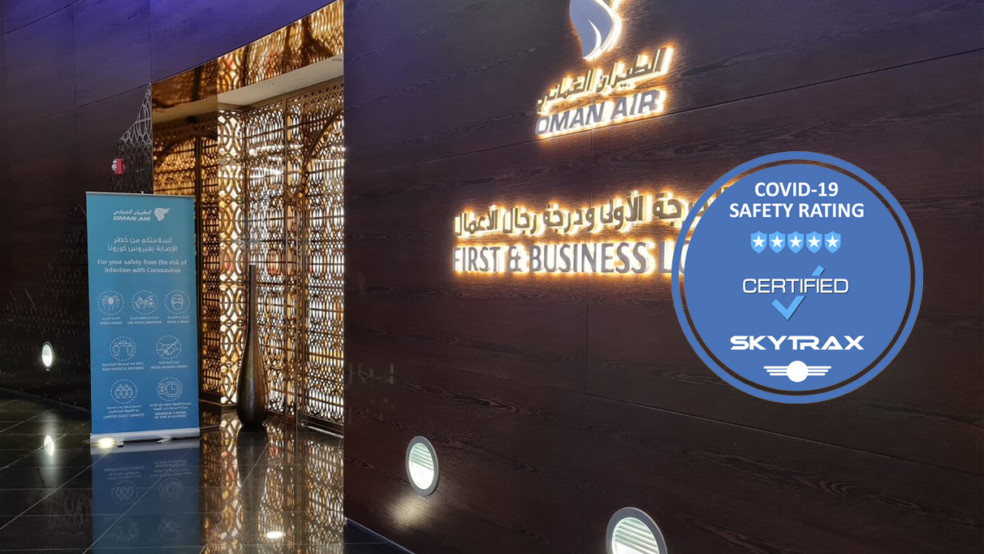 oman air lounge 5 star covid-19 safety rating