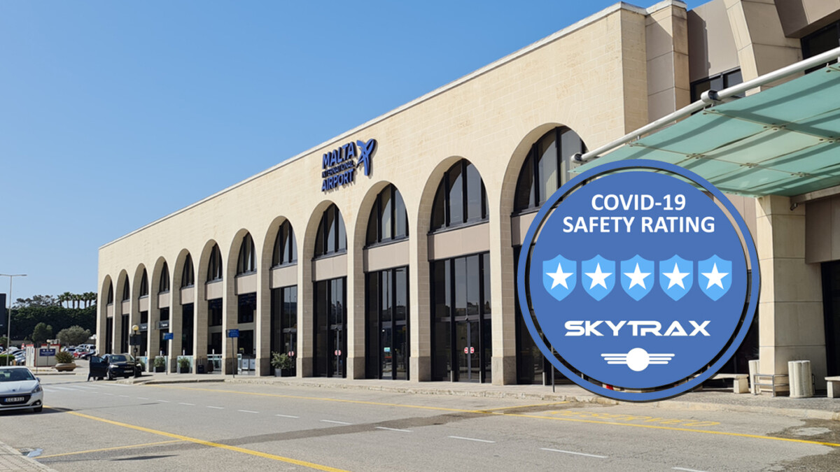 Malta International Airport certified with the 5Star COVID19 Safety