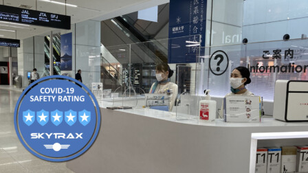 tokyo haneda international airport 5-star covid-19 safety rating