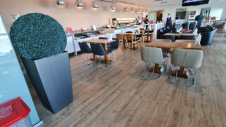 primeclass lounge ankara airport dining area