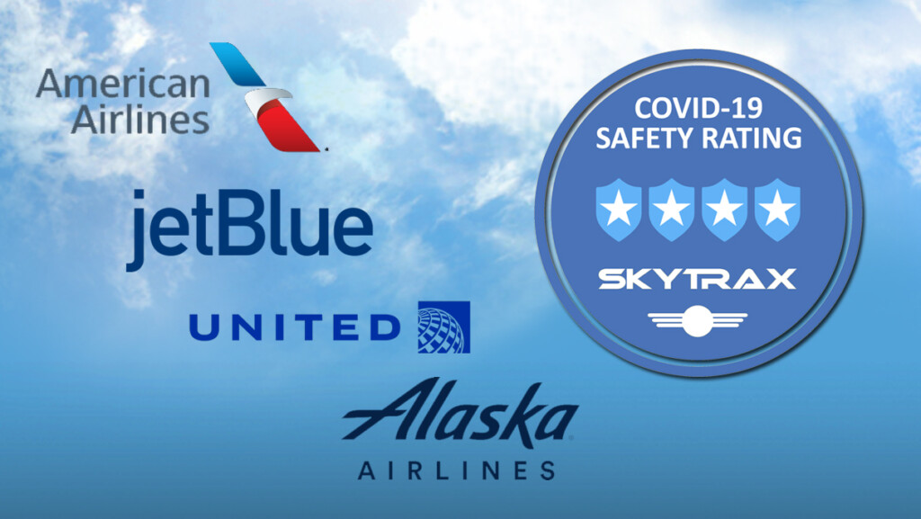 Four major US airlines receive the 4Star COVID19 Safety Rating