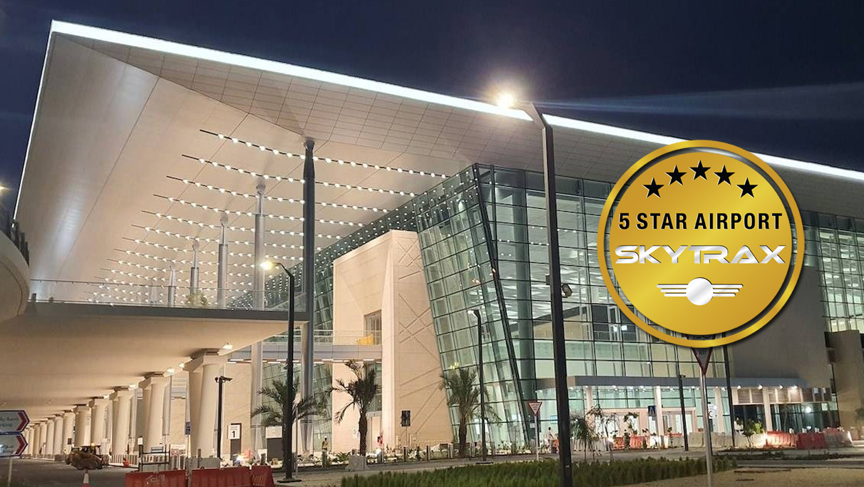 bahrain international airport 5 star airport rating