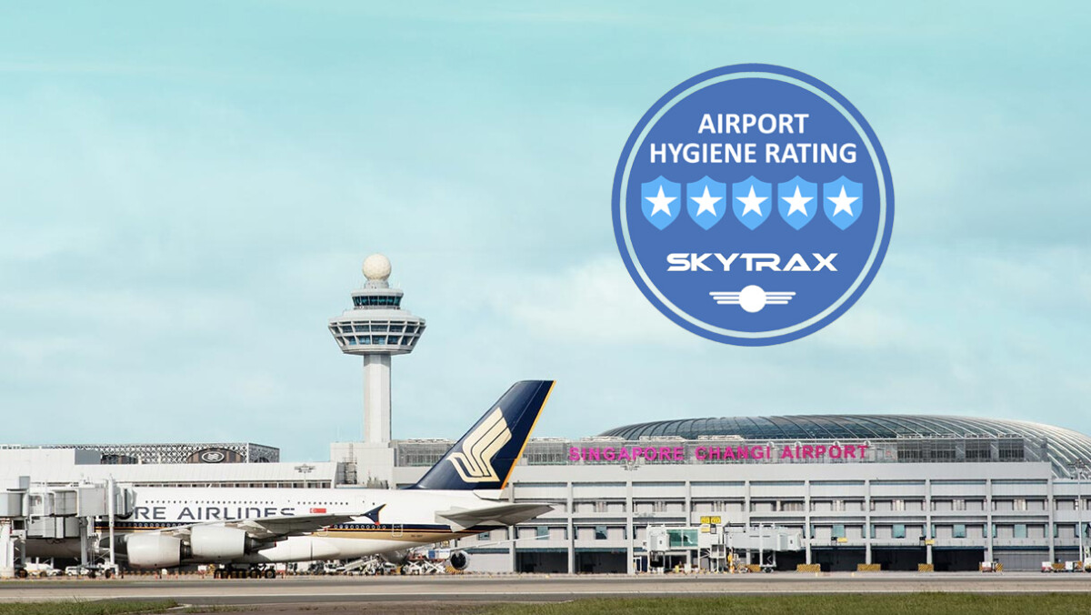 Singapore Changi Airport receives 5Star Airport Hygiene Rating