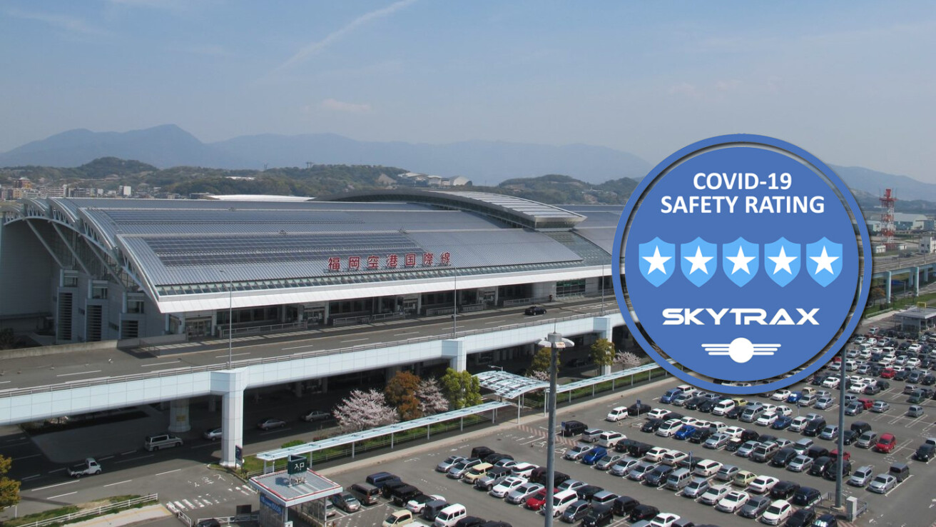 fukuoka international airport 5 star covid-19 safety rating