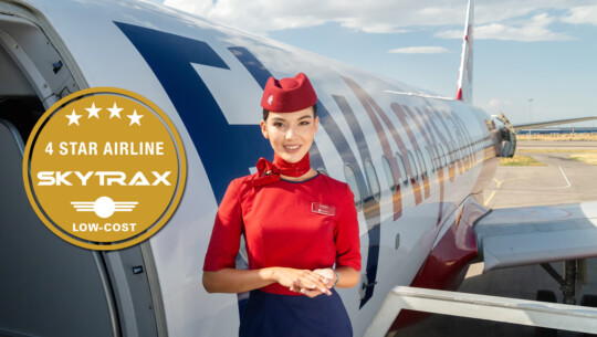 FlyArystan is Certified as a 4-Star Low-Cost Airline