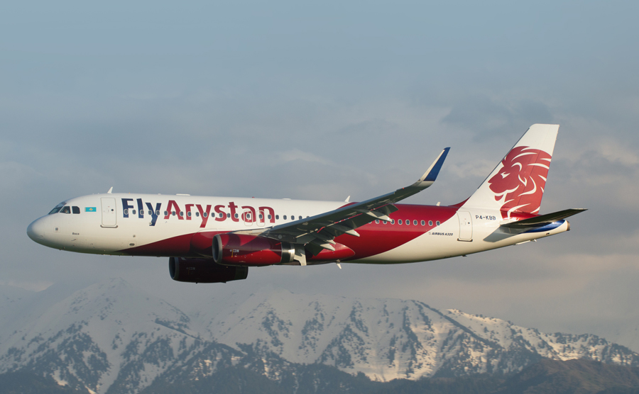 FlyArystan aircraft