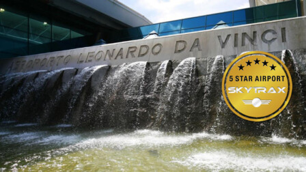 rome fiumicino airport 5 star rating