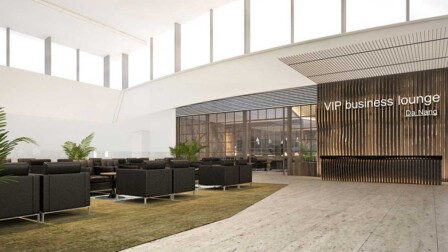 da nang international airport orchid cip lounge entrance