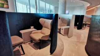 relaxed lounge seating